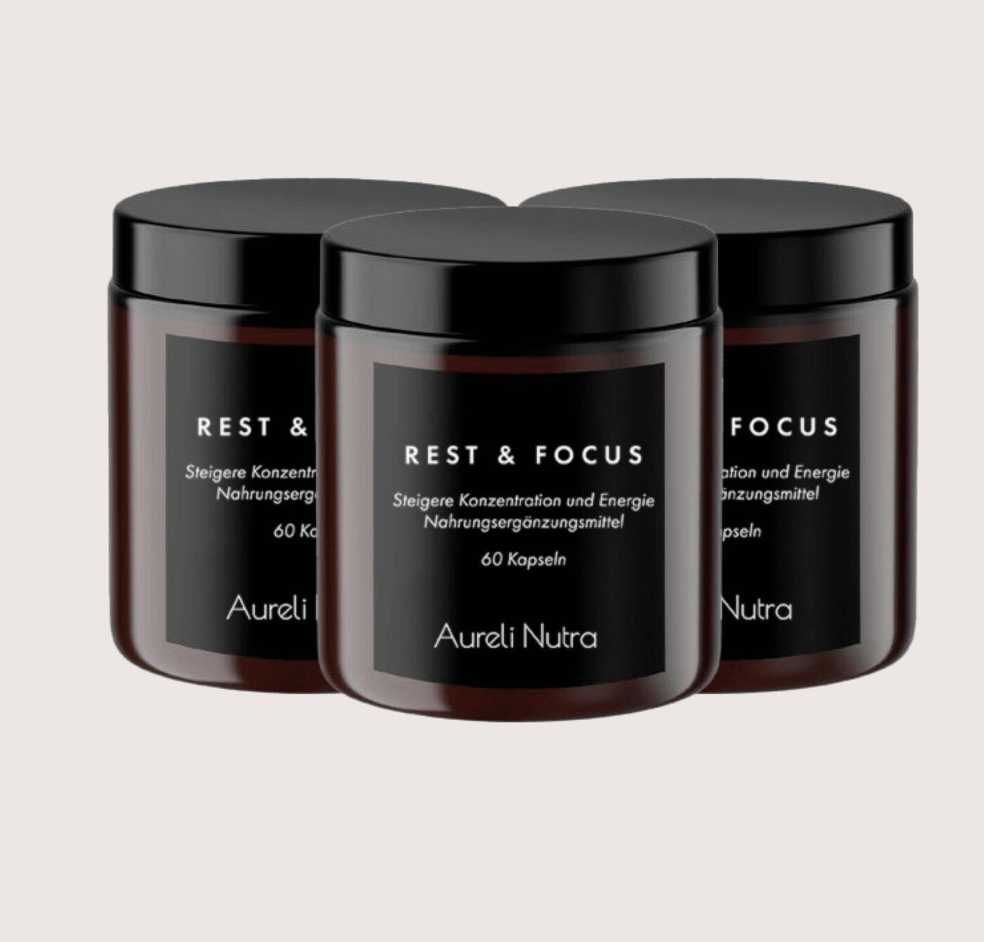 Aureli Nutra Rest & Focus 3er Pack-1